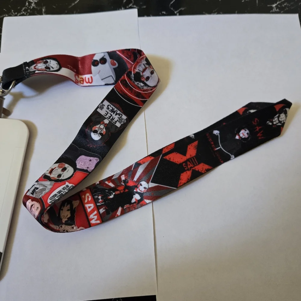 🍒🍒 JigSaw Card Holder with Lanyard